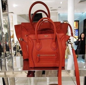 Celine Luggage Red Micro and Mini | Spotted Fashion