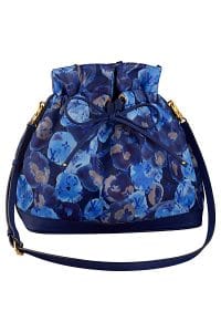 Louis Vuitton Blue Flower Print Noe Bag