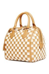 Louis Vuitton Camel Damier Speedy Cube PM Bag