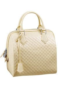 Louis Vuitton Ivory Speedy Cube PM Bag