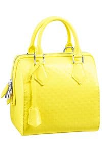 Louis Vuitton Yellow Speedy Cube PM Bag