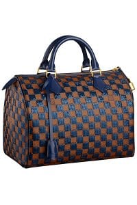 Louis Vuitton Blue Damier Paillettes Speedy 30 Bag