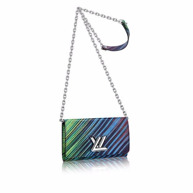 Louis Vuitton Twist Chain Wallet Limited Edition Tropical Epi