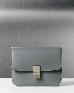 celine box bag gray