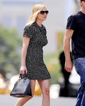 Kirsten Dunst with Louis Vuitton Alma Bag - Spotted Fashion