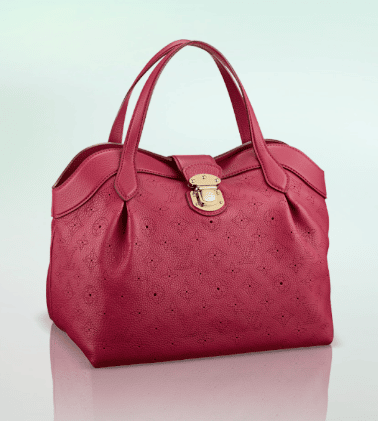 Mahina leather handbag Louis Vuitton Beige in Leather - 37229162
