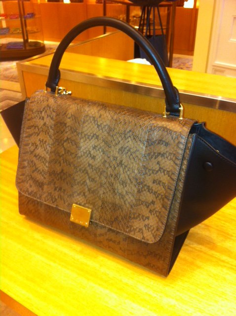 Celine Whipsnake Bag Reference Guide from Winter 2012 - Spotted Fashion