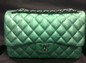 chanel mini bag green