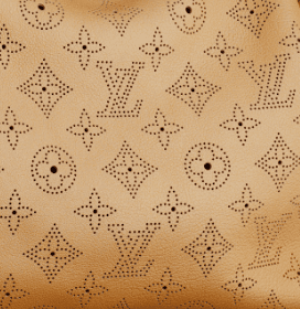 Mahina leather handbag Louis Vuitton Beige in Leather - 26163941