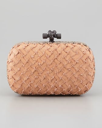 Bottega Veneta Intrecciato Knot Silk Clutch Bag (SHG-29344) – LuxeDH
