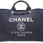 A complete size guide for the Chanel Deauville Tote 📝, tote