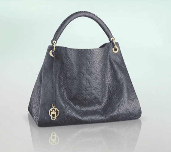 Louis Vuitton Artsy Handbag Monogram Embossed Python MM at 1stDibs  louis vuitton  artsy python handle, louis vuitton black embossed bag, lv embossed bag