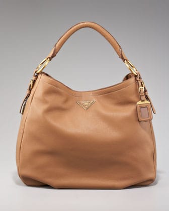 Prada Bosco Cervo Leather Lux Chain Shoulder Bag BL0434 - Yoogi's