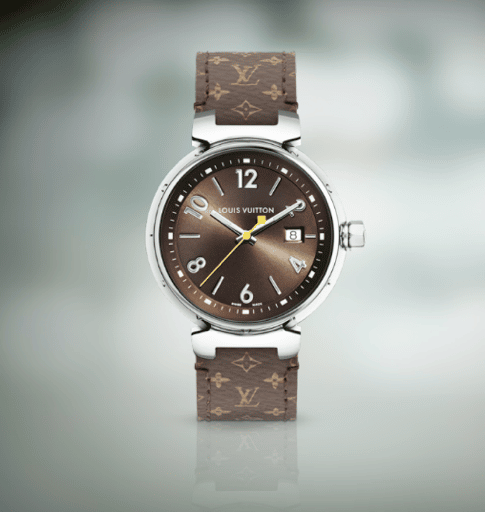 Tambour Monogram, Quartz, 39.5mm, Steel & Rose Gold - Watches