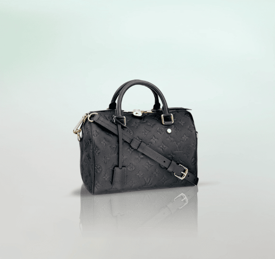 Louis Vuitton Navy Monogram Empreinte Leather Speedy 30