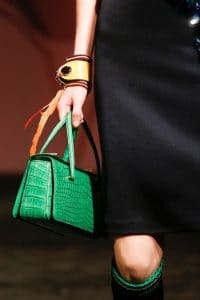 prada green crocodile bag