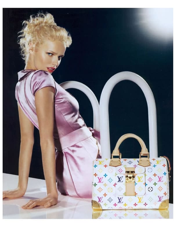 Louis Vuitton by Marc Jacobs Pink Speedy 30 Graffiti Bag