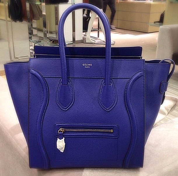 celine blue handbag luggage, how much is the new celine bag