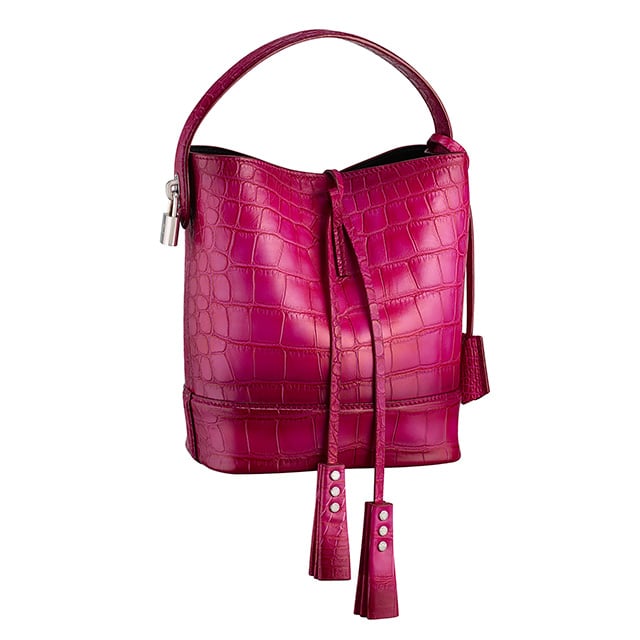 Louis Vuitton // 2014 Brown Monogram and Pink Pallas MM Bag – VSP