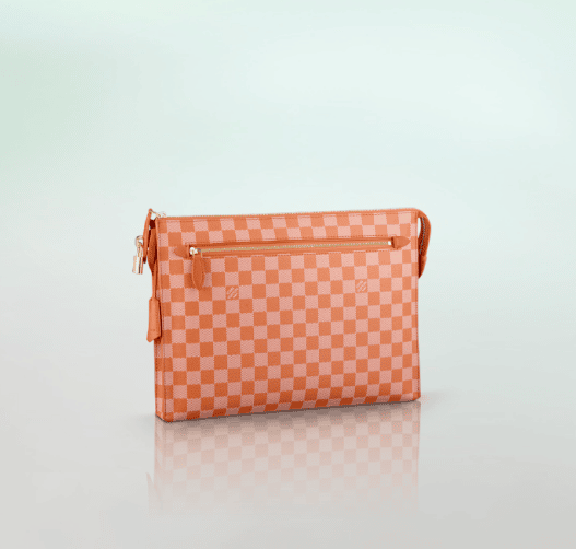 Auth Louis Vuitton Damier Couleur Mobiel Handbag Shoulder Bag Cyan - e51551a