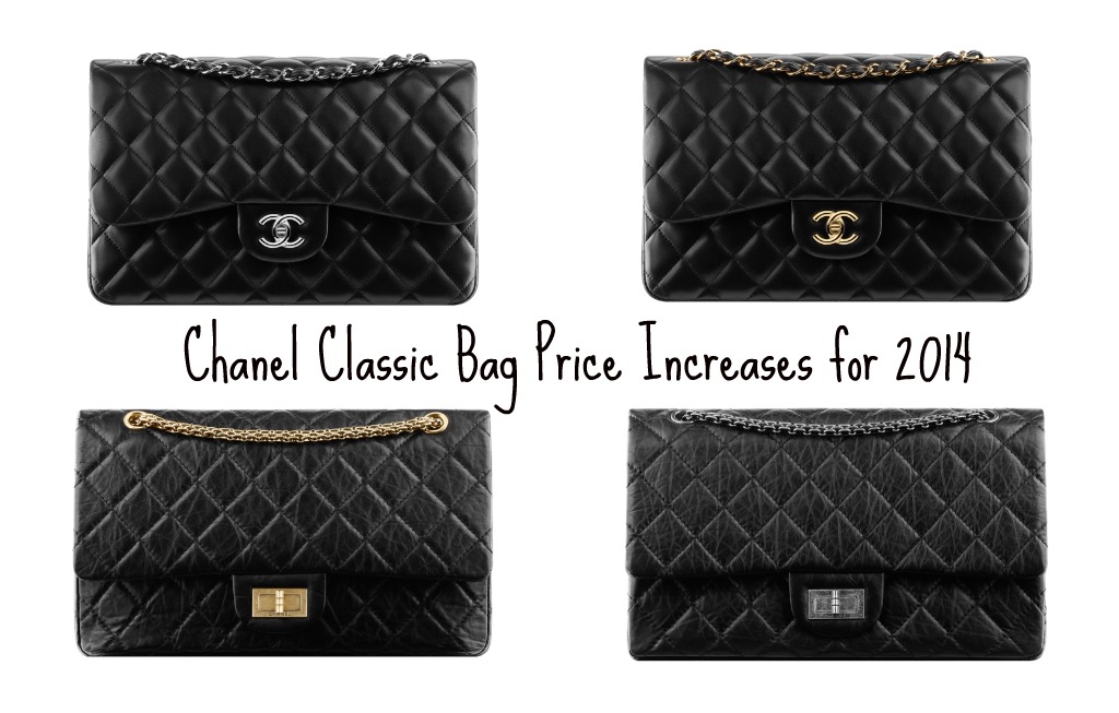 Chanel Classic Bag Price Increase Expected for 2014 in Q2 - Spotted Fashion