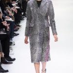 Dior Grey Coat - Fall 2014 Runway