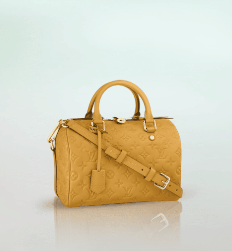 Louis Vuitton Yellow Monogram Empreinte Speedy Bandouliere 25 Leather  Pony-style calfskin ref.767410 - Joli Closet