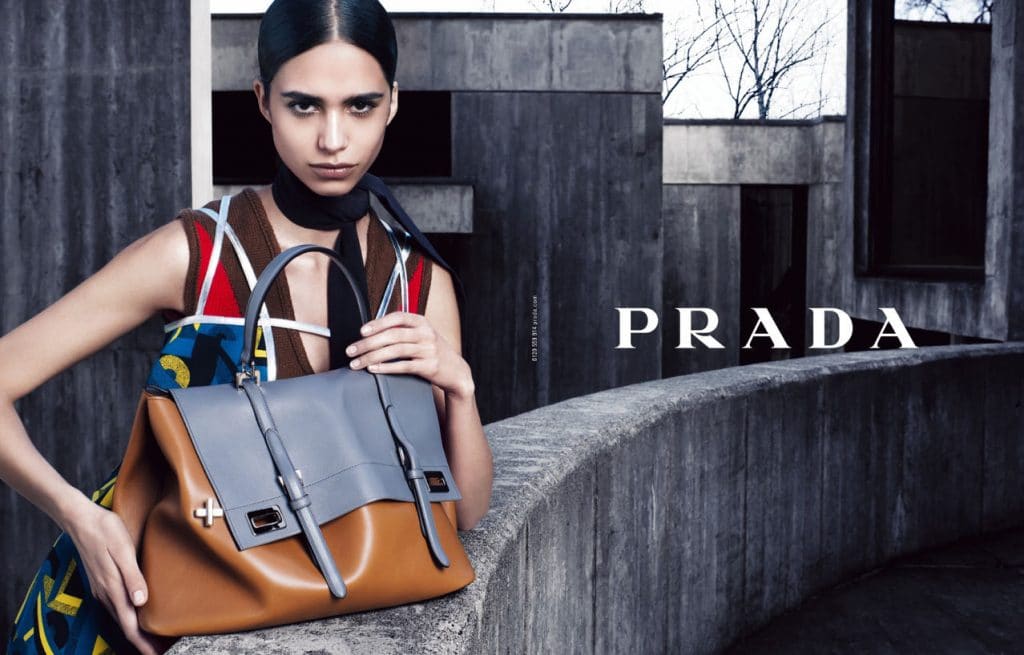 Prada Fall/Winter 2014 Ad Campaign featuring new Chain Runway Bag - Spotted  Fashion