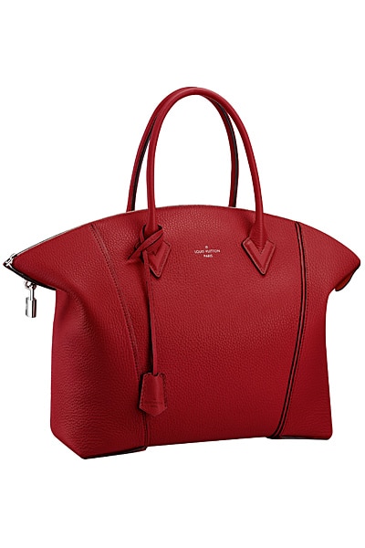 Louis Vuitton Travel bag Dark red Leather ref.210444 - Joli Closet