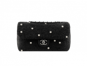 chanel shearling belt bag