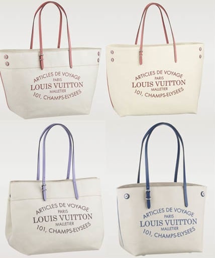 Louis Vuitton, Bags, Louis Vuitton Cotton Canvas Articles De Voyage Cabas  Pm Bag