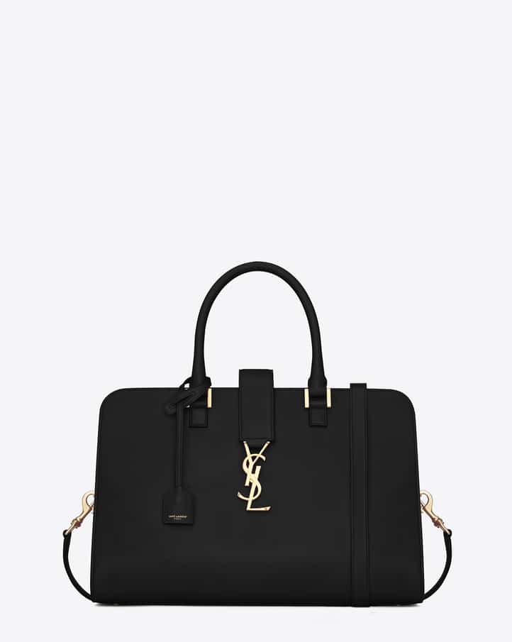 Saint Laurent Womens Cabas Black / Gold Small – Luxe Collective