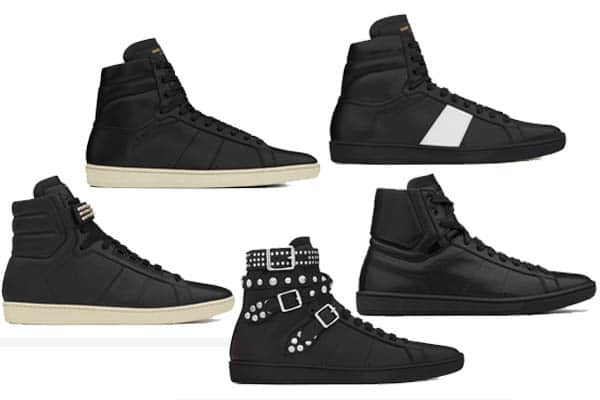 Louis Vuitton Black Leather Karakoram Pattern Punchy Sneaker Boots