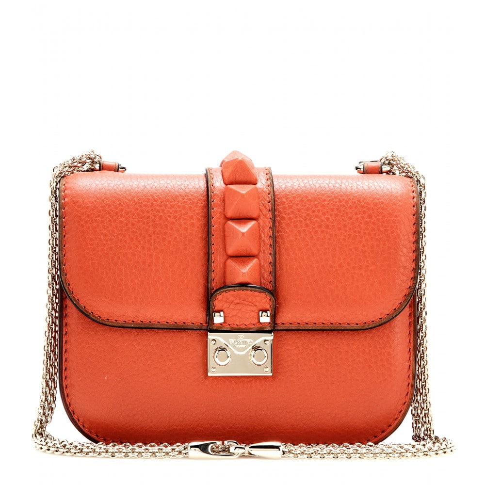Valentino Leather Covered Rockstud Flap Bags for Pre-Fall 2014 ...