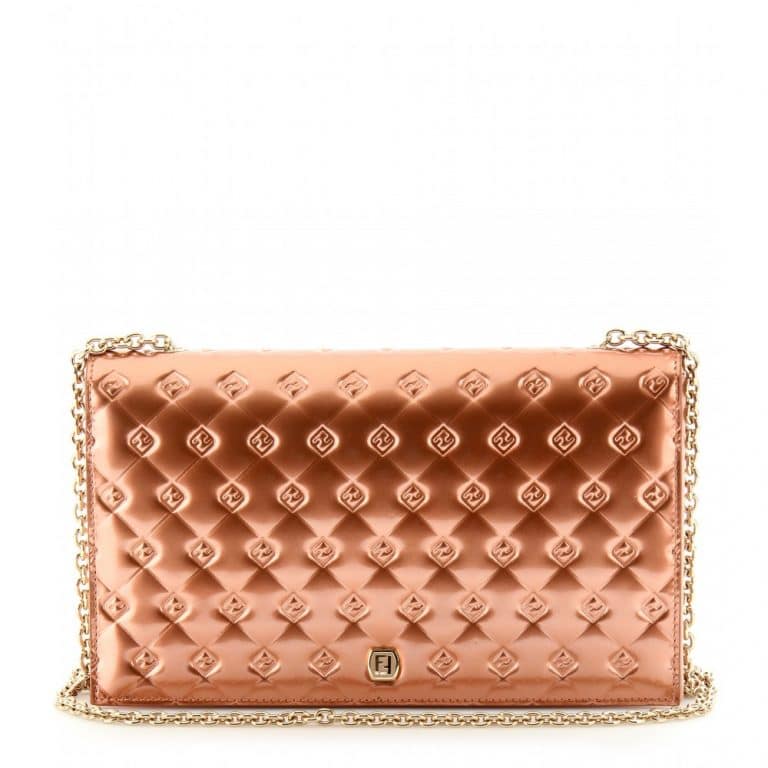 fendi clutch pink