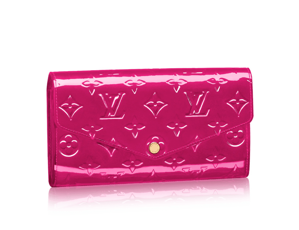 Louis Vuitton Sarah Wallet Monogram (16 Card Slot) Vivienne Holiday Rouge  Red