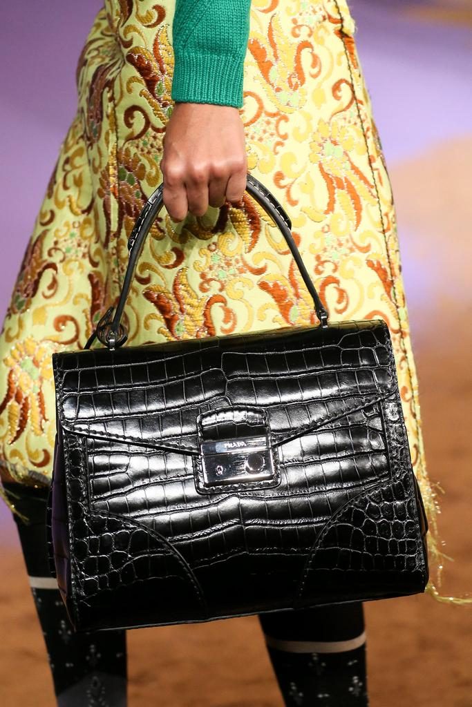 Prada Spring 2015 Runway Bag Collection featured Bowlers and Top Handles -  Spotted Fashion