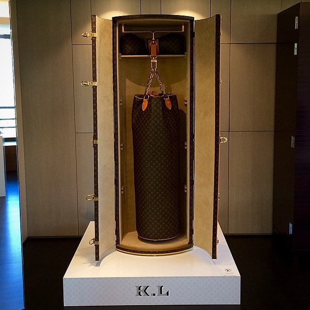 Louis Vuitton Karl Lagerfeld Monogram Iconoclasts Punching Bag