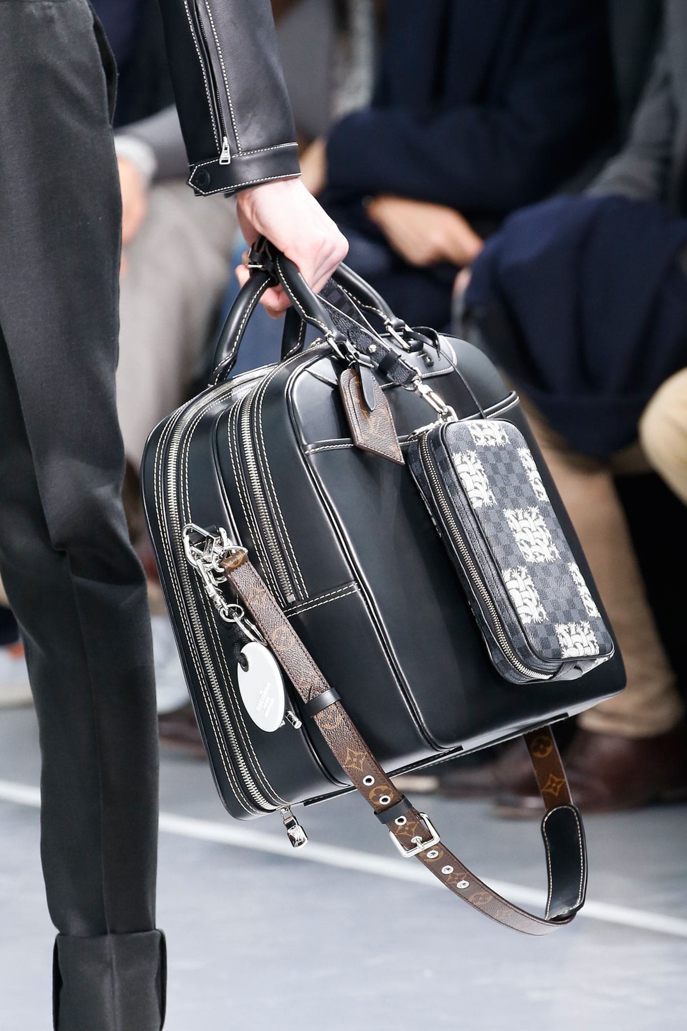 Converse and Louis Vuitton bag #style #menswear