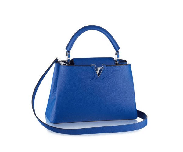 Louis Vuitton® Capucines BB Blue De Provence Greige Doux. Size in 2023