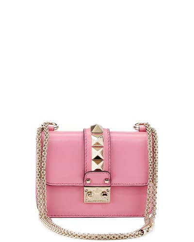 Valentino Rockstud Lock Mini Flap Bag Reference Guide | Spotted Fashion