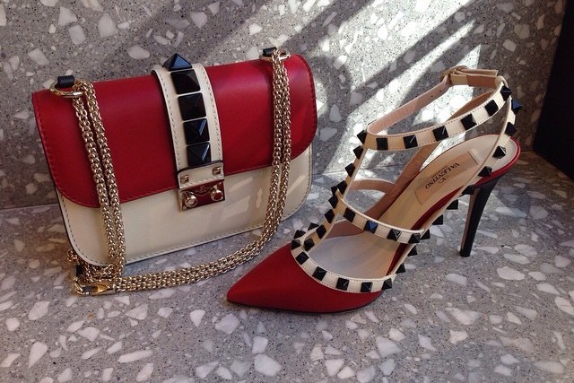 Valentino Releases Dark Hardware on Rockstud Bags and Pumps - Spotted ...