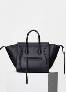 celine phantom bag black and white