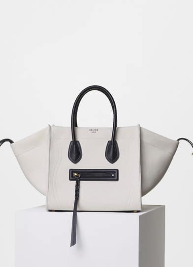 Celine Medium Phantom Luggage Canvas Handbag (SHG-34181) – LuxeDH