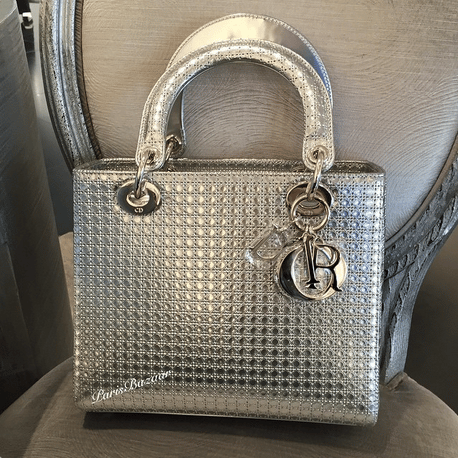 Diorama and Lady Dior Metallic Perforated Bags from Pre-Fall 2015