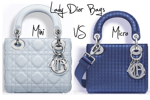 Bag Versus: Lady Dior Bags - Mini 