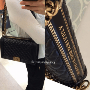 Chanel Black Quilted Paris-Salzburg Boy New Medium Bag