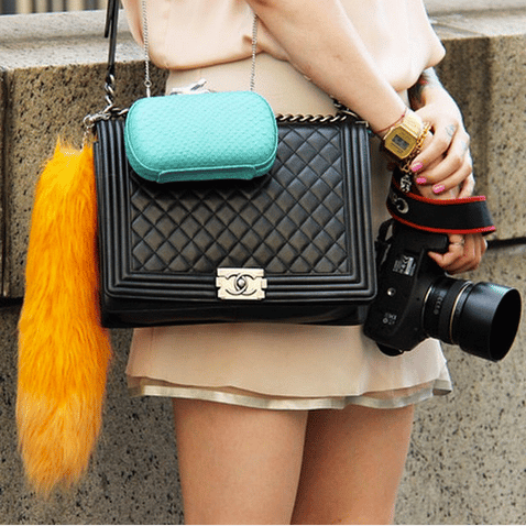 Follow the Doubled-Up bag trend with #MCM Millie Visetos Flap