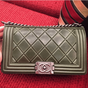 Chanel Grey Paris-Salzburg Boy Bag 2