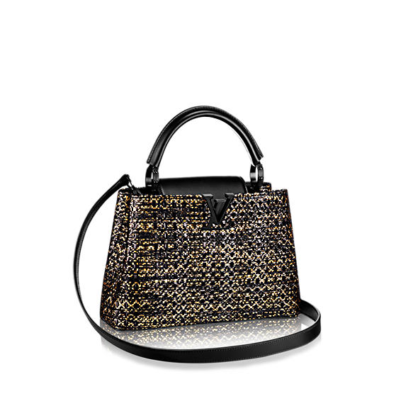 Pre-owned Louis Vuitton 2015 Dora Soft Mm Handbag In Black